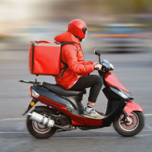 استخدام پیک موتوری